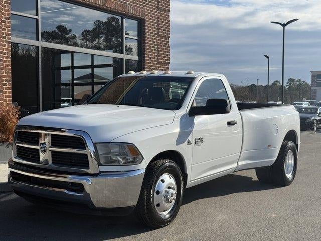 2011 RAM 3500 ST in Bright White — front three-quarter view